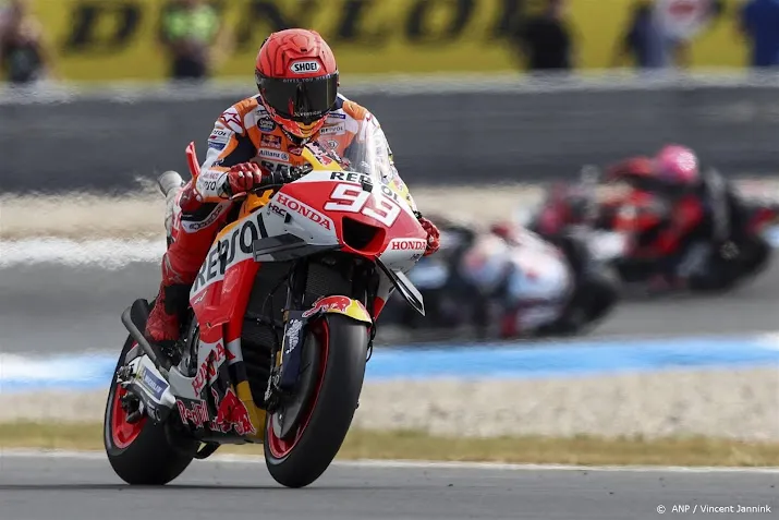 zesvoudig kampioen marquez stuitert ook in assen van de motor
