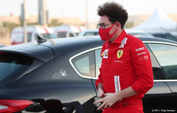 zieke ferrari teambaas binotto mist slotrace formule 1