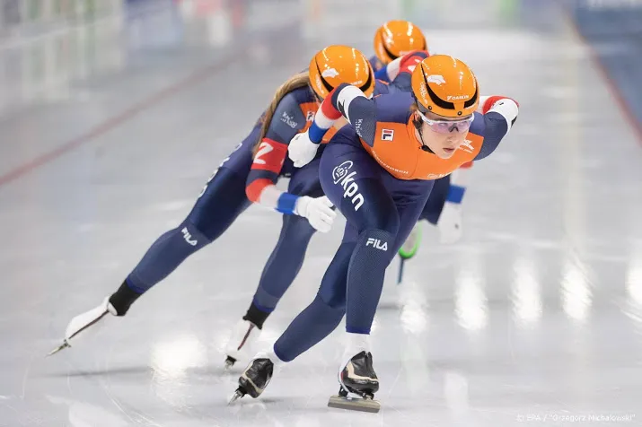 zilver voor schaatssters op ploegachtervolging