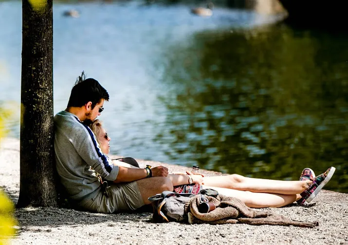 zomer tot nu toe warm en zonnig