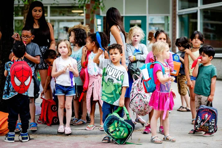 zomervakantie voor het zuiden voorbij