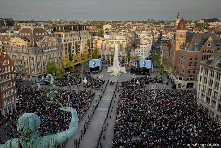zon 24 miljoen kijkers voor nationale dodenherdenking op de dam
