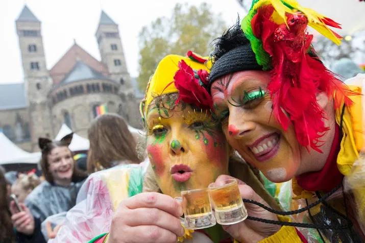 zuiden des lands in feeststemming