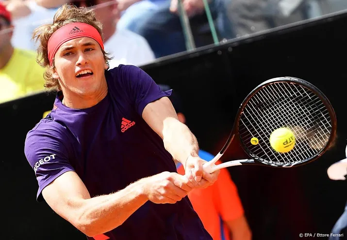 zverev ook in rome vroeg onderuit