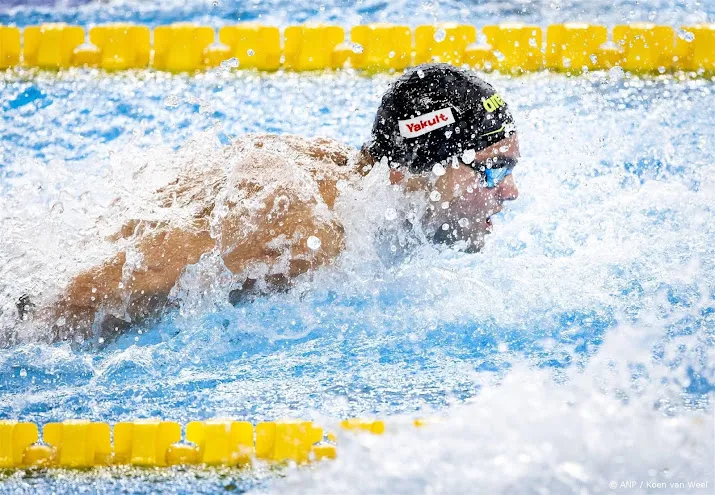 zwemmer korstanje als zevende naar wk finale 100 meter vlinderslag