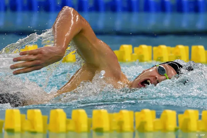 zwemmer weertman achtste bij terugkeer in open water