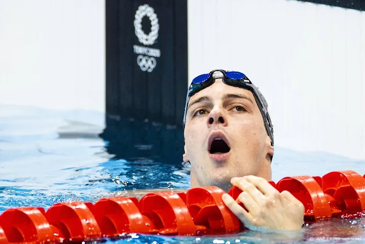 zwemmers de boer en puts net naast podium op 50 vrij