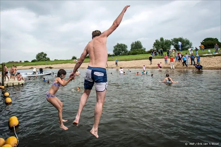 zwemplassen gevaarlijk door droogte