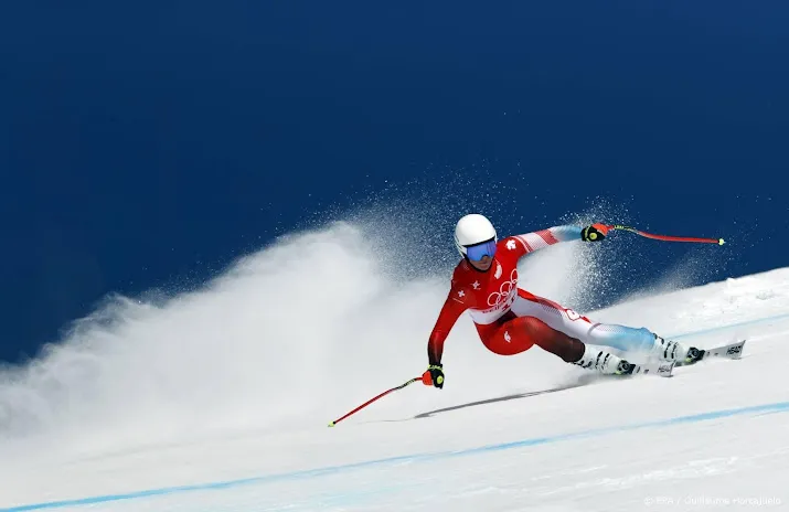 zwitserse skiester suter houdt goggia van tweede goud op afdaling