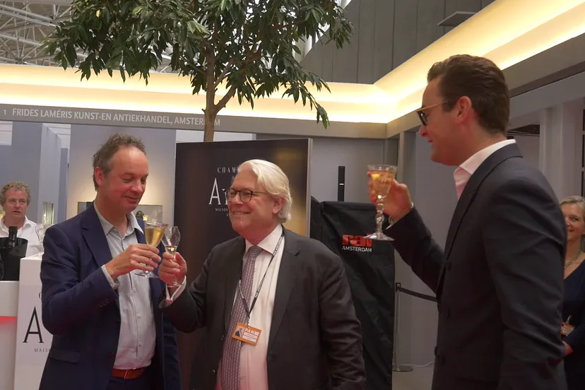 vlnr Benno Tempel, Mark Grol en Splinter Chabot