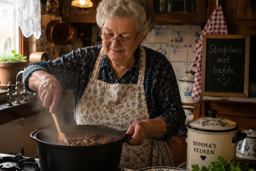 oma kookt