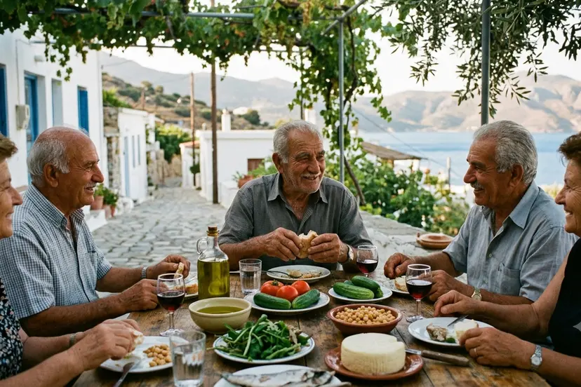 oudere mensen kreta, vakantie