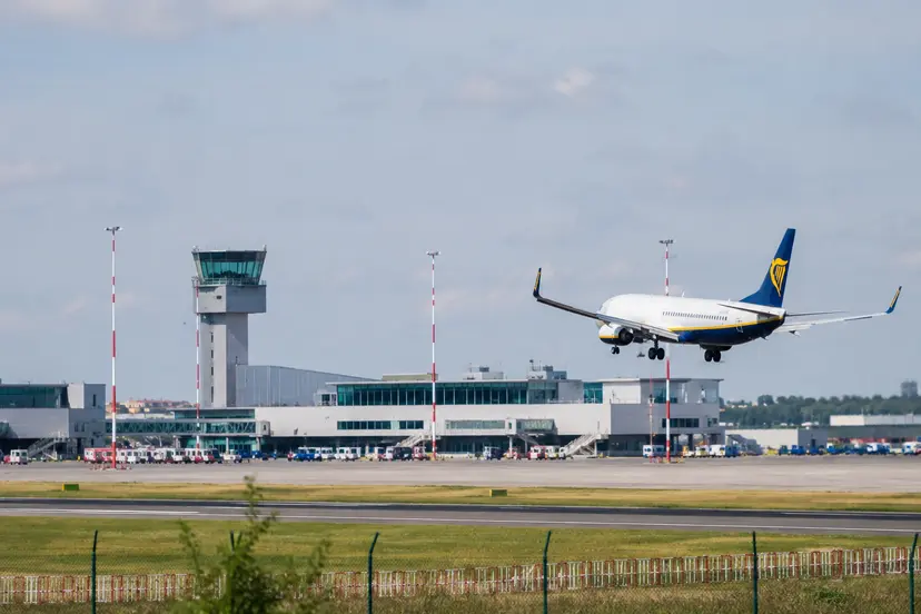 Vliegtuig luchthaven