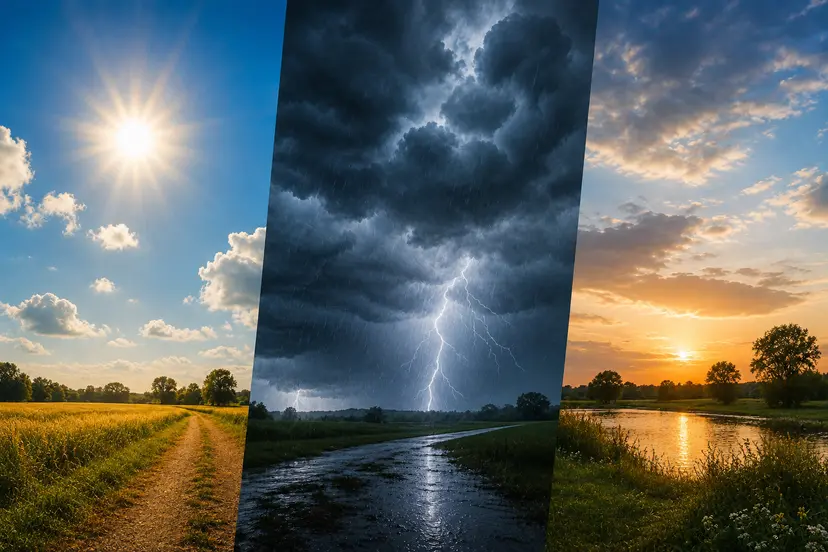 Zon en regen