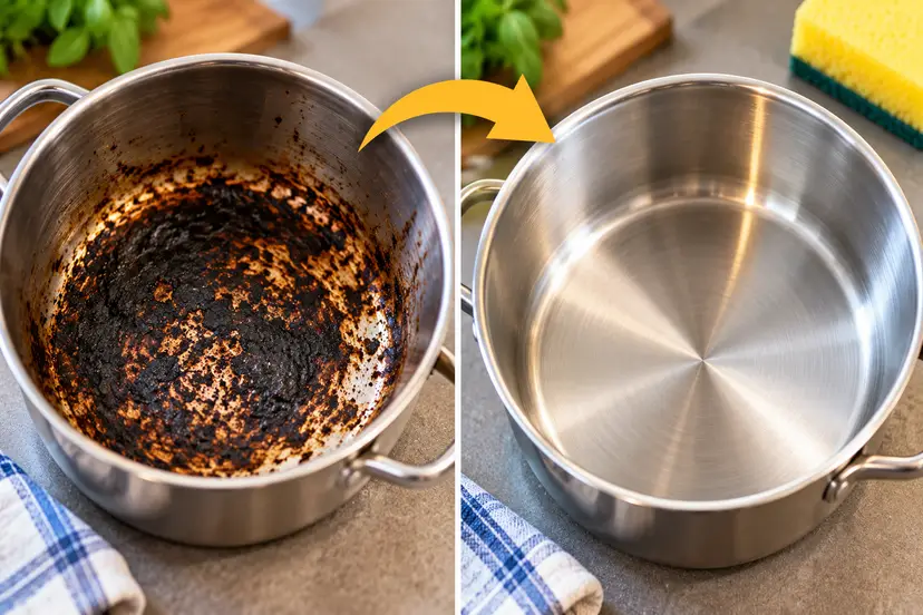Burnt Pot to Brilliant Shine