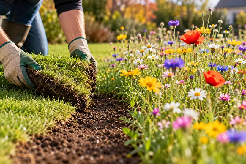 From Turf to Wildflower Meadow