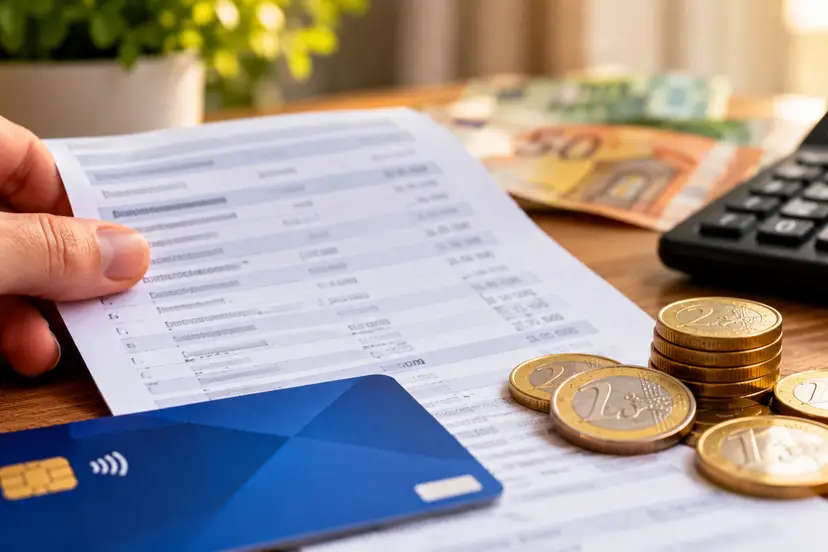 Reviewing Finances at the Desk
