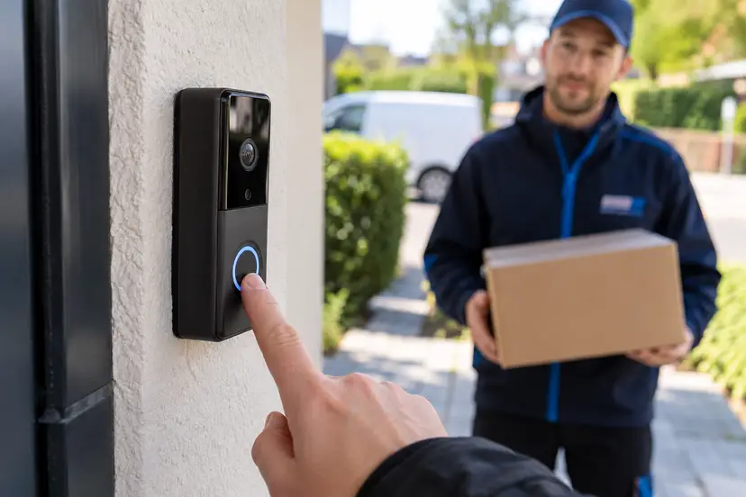 Smart Doorbell Delivery Moment