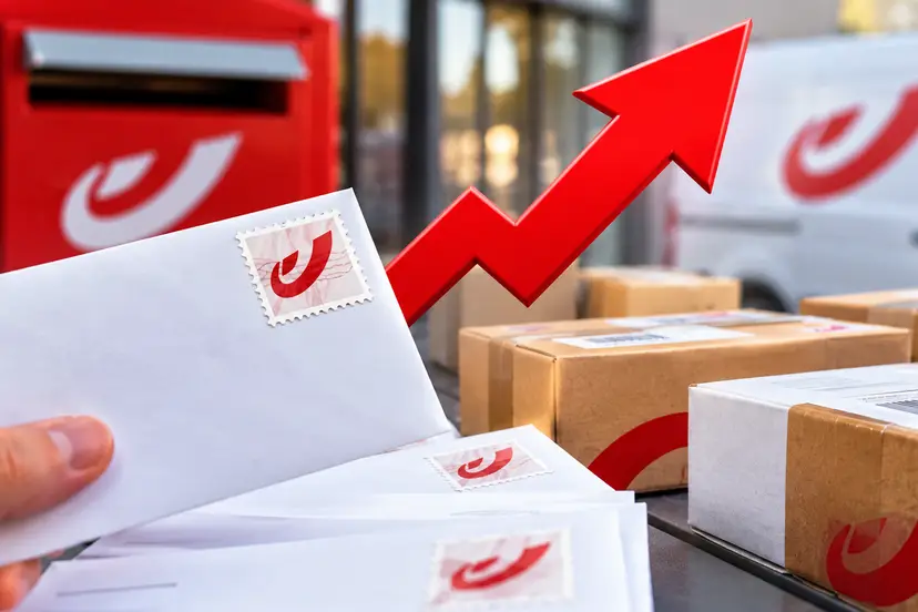 Stijgende post tussen brieven en pakketten