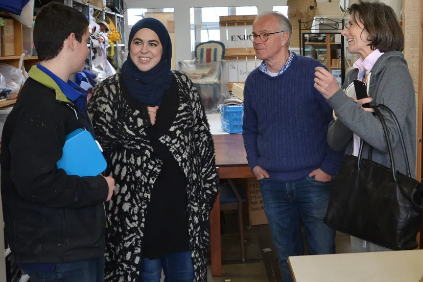 2016 03 11 dac college klussen 11 3 klein nadya veelen rondleiding