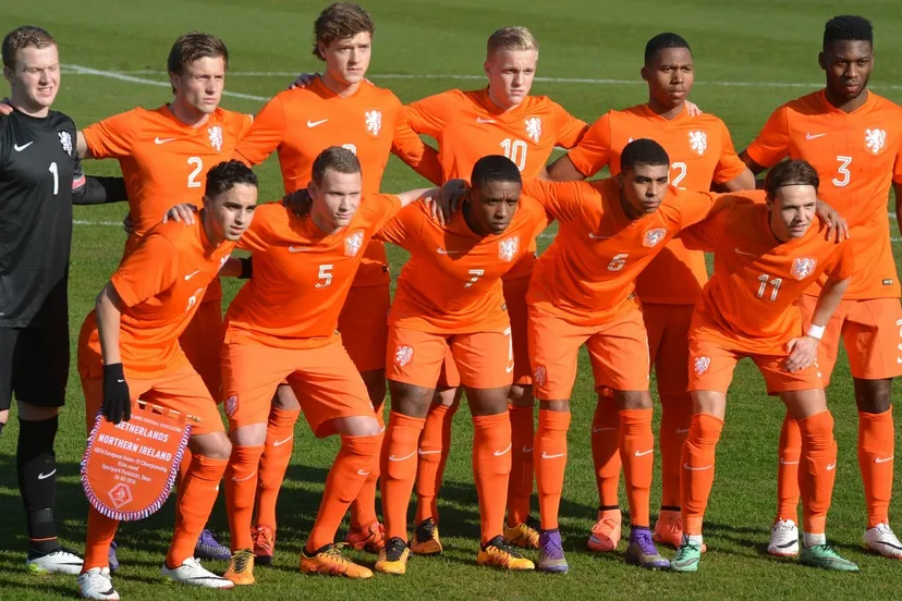 2016 08 18 oranje onder 19 noord ierland team donny nouri dekker