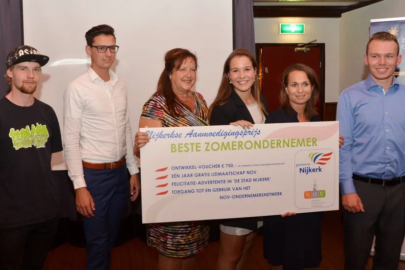 2016 09 23 zomerondernemer hanna noort en andere deelnemers