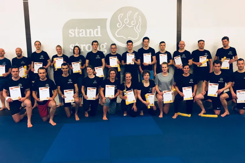 2018 02 20 krav magna groepsfoto volwassenen 1