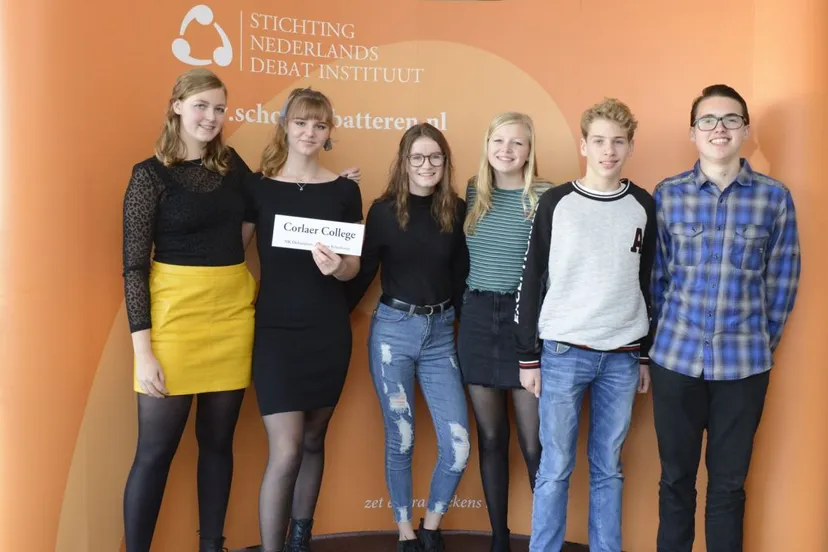 2018 12 07 corlaer college debatteamfoto
