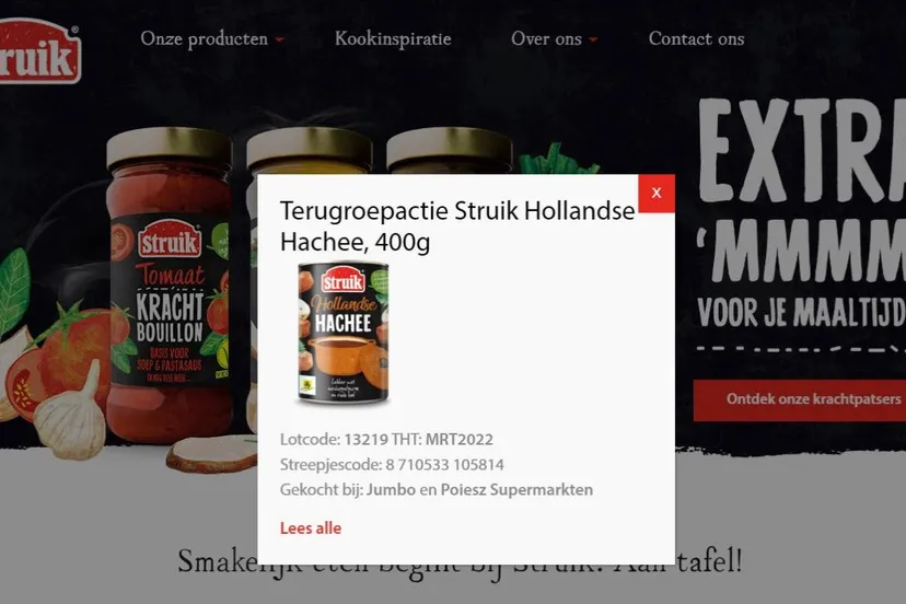 2019 09 24 struik terugroepactie