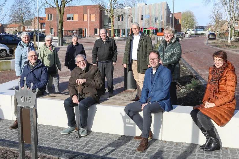 2022 02 225 bij bank in centrum nijkerkerveen