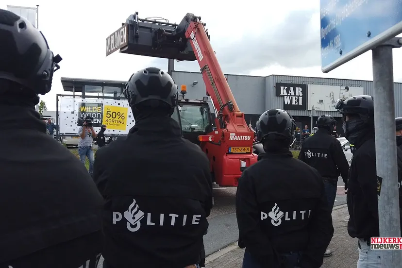 2022 07 05 blokkade weg 1