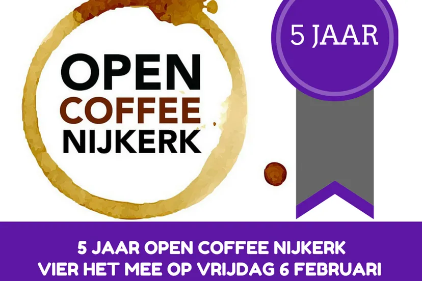 5 jaar open coffee nijkerk