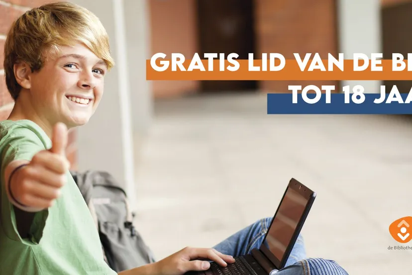 gratis lid van de bieb tot 18 jaar