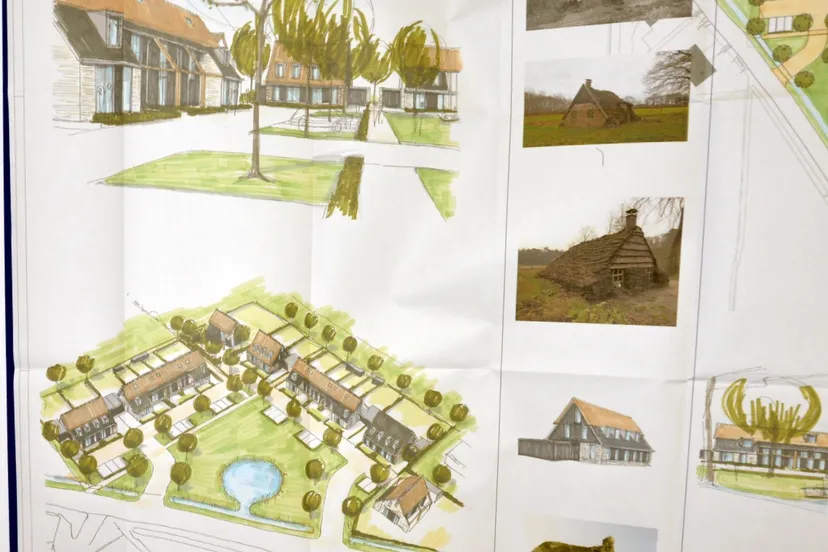 schoolstraat van kommerterrein