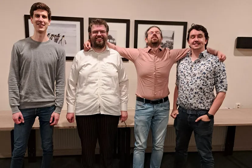 2024 05 18 vlnr niels heijnekamp dirk veldhuizen martin veldhuizen daan van pel