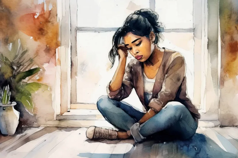 2025 06 17 droevige vrouw