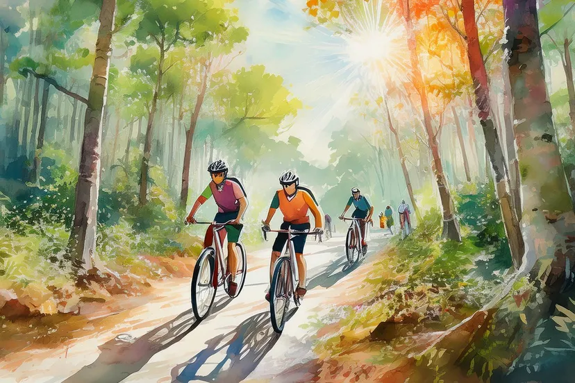 2025 06 26 wandelaars en fietsers