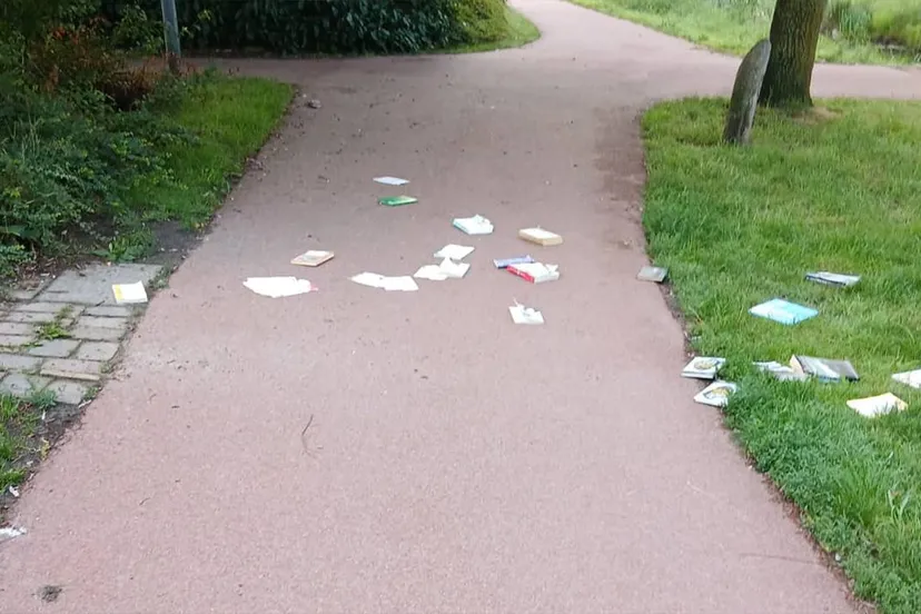 2025-07-26 vernieling ruilboekkast 2