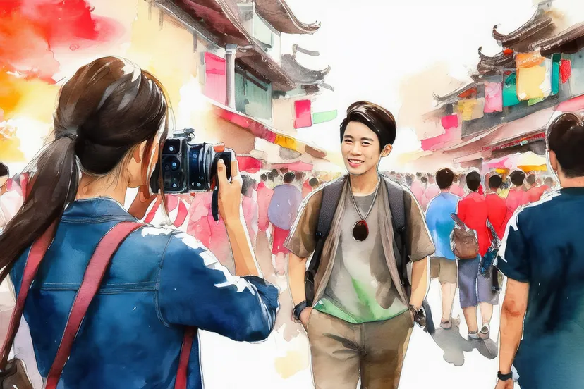 2025-10-07 vrouw fotografeert man