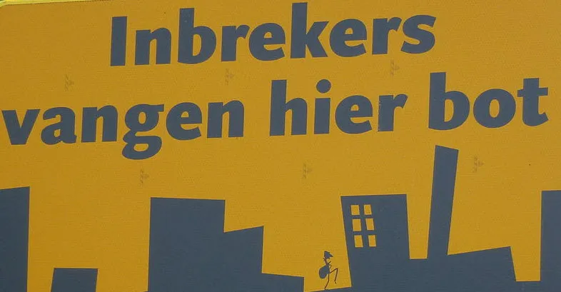 inbrekers vangen bot