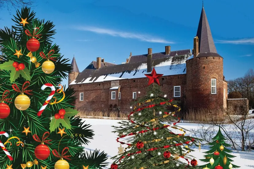 kerstbomen kasteel hernen