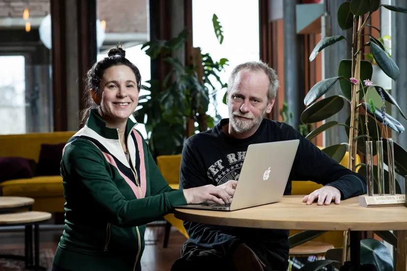 michelle de wit en stefan hoevenaars van doe het zelf foto dennis vloedmans