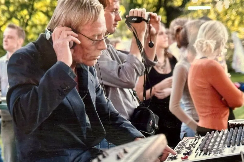 foto arthur aan het werk