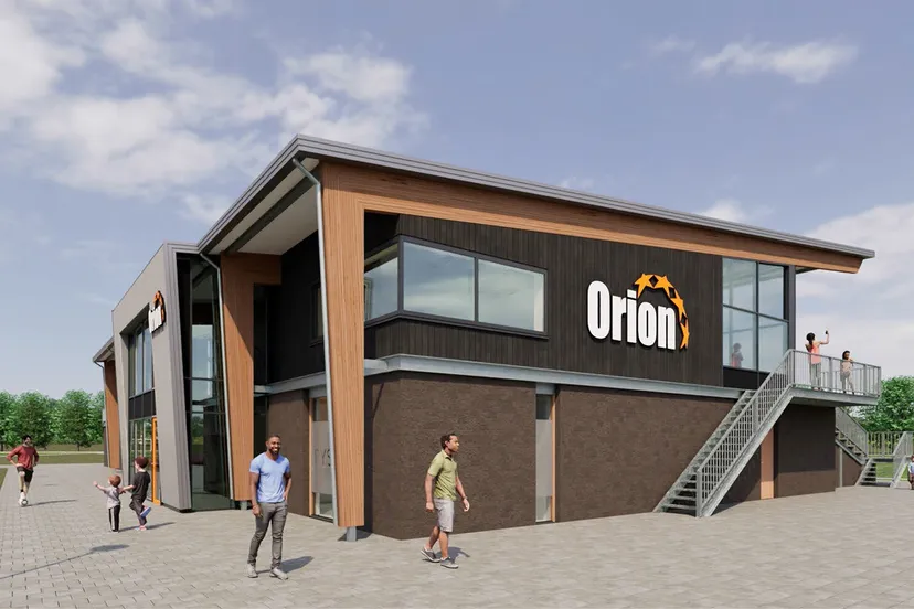 impressie nieuw clubhuis orion