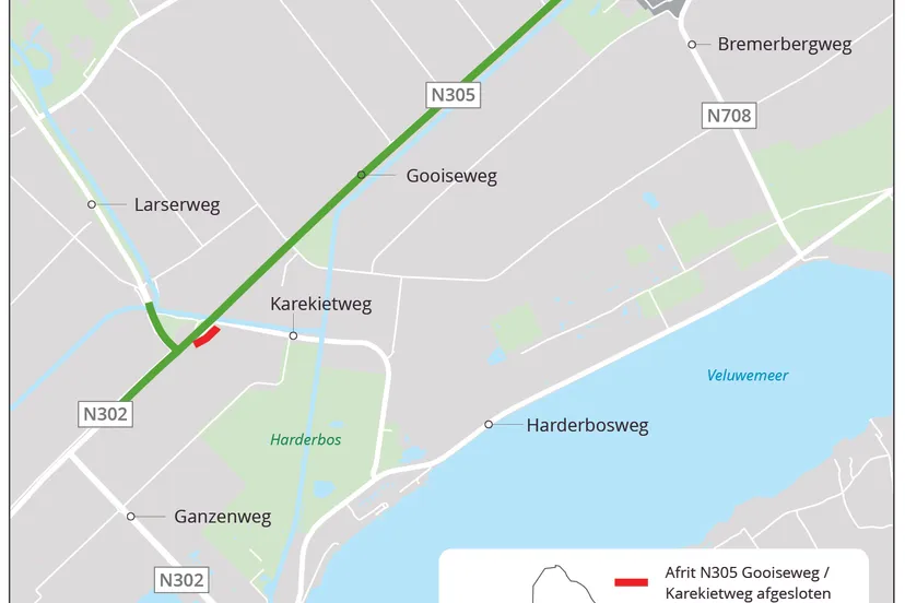 01 afrit n305 gooiseweg karekietweg