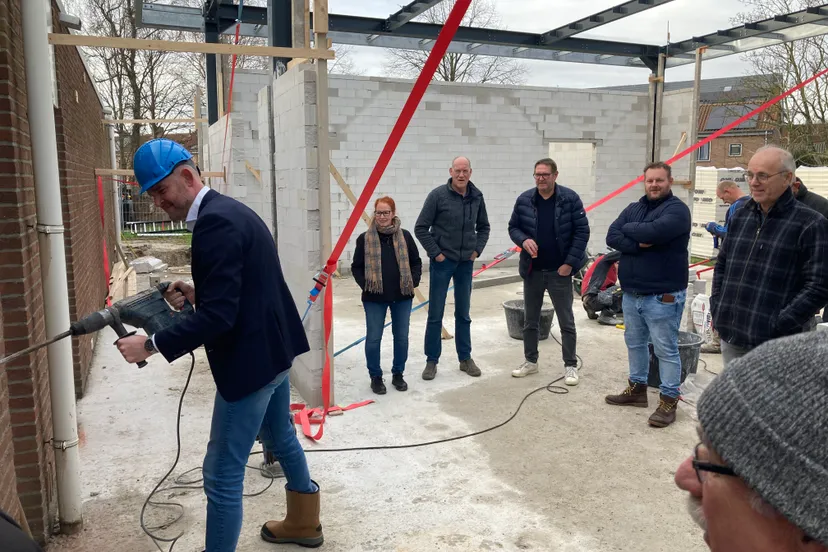 240125 foto bouw dorpshuis marknesse