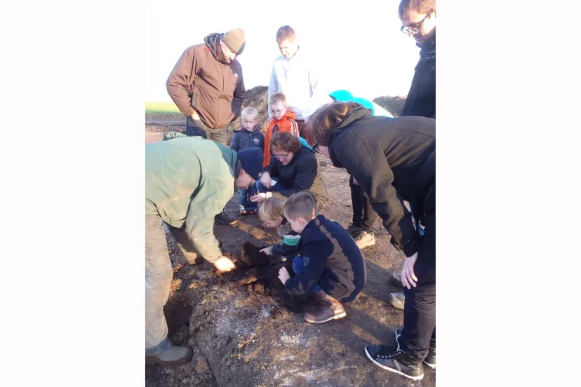 archeologen uitleg raap