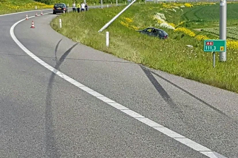 auto uit bocht pol nopurk