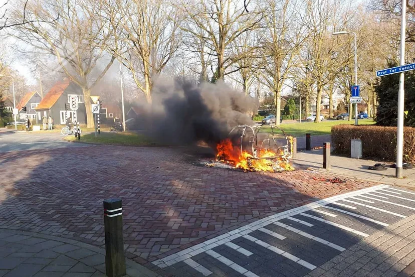 brommobiel uitgebrand 15mrt18 pol nop urk