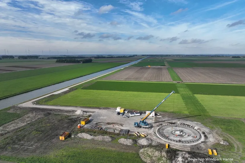 bron bouwapp windpark hanze foto website